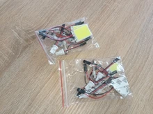 Festoon-bombillas de señal LED COB para coche, lámpara de placa de matrícula blanca T10, 31mm, 36mm, 39mm, 41/42mm, C5W, 168, Luces de lectura interiores, 1 Uds.