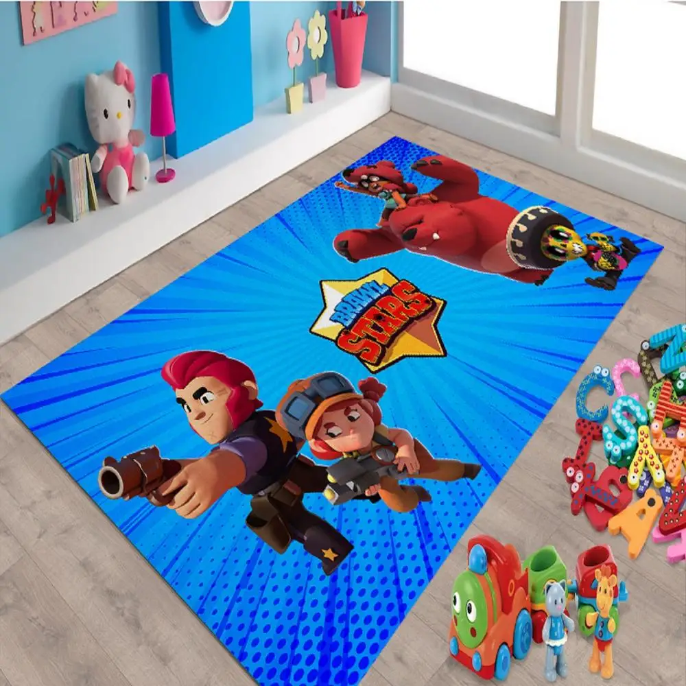 

Brawl Stars 3 Non Slip Floor Carpet, Teen's Carpet
