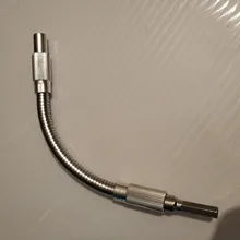 Extensión de eje Flexible hexagonal, taladro de impacto, puntas de destornillador de trinquete, varilla de extensión, barra de extensión