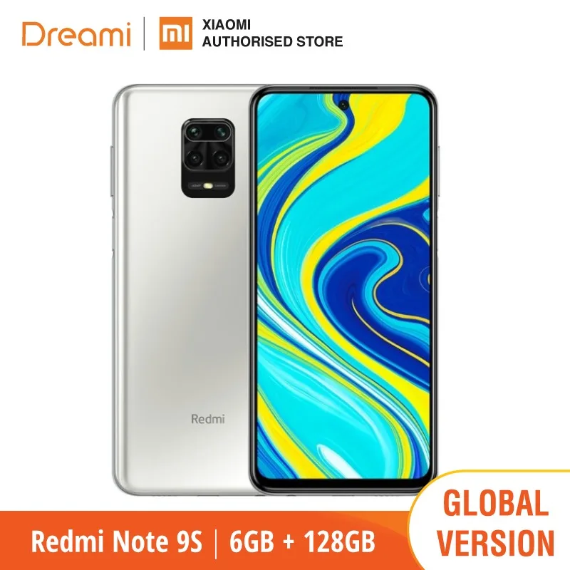 Global Version Xiaomi Redmi Note 9S 6GB RAM 128GB ROM (Brand New/Sealed) redminote9s, redmi, note, 9s Smartphone Mobile