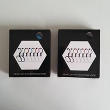 Clip de engranaje híbrido, mosquetón giratorio, enganche fuerte sin bloqueo para Camping, pesca, senderismo, mochila de viaje