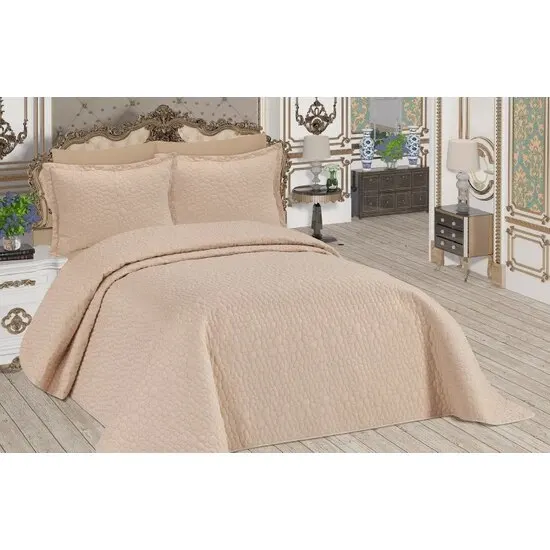 

YOUR WONDERFUL COVER QUEEN TO KINGS Home Single Bedspread Stone Cappuccino
