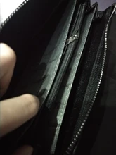 Baellerry-Bolso de mano de gran capacidad para hombre, billetera multifunción de alta calidad con bolsillo para teléfono móvil