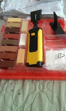 Kit de reparación de laminado, sistema de cera, encimera de suelo, carcasa resistente, Chips, juego de herramientas de reparación de arañazos, herramienta manual