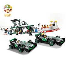 75883, 1015 шт., серия Technic, The speed Champions, Amg Petronas, команда Формулы 1, строительные блоки, кирпичи, игрушки, подарок, 10782