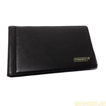 

Business card holder leatherette Proff (color-black)
