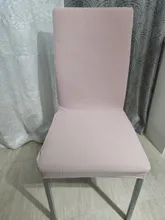 Chair-Cover Stretch Spandex Dining-Room Jacquard for 1-Pc Water-Repellent