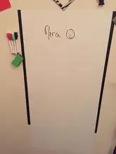 Pizarra blanca de borrado en seco para niños, pizarra magnética de 420x900mm, pegatinas de pared del refrigerador, tablero de dibujo para el hogar, oficina, tablones de mensajes escolares
