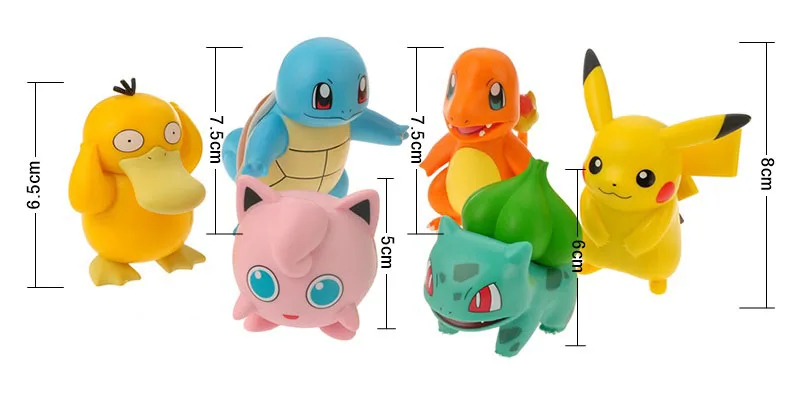 Figurines Pokémon de 10cm