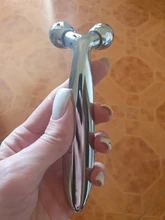 Rodillo masajeador 3D para estiramiento de la piel, herramienta de masaje Facial para estiramiento de la piel, arrugas, Bar360, giratoria, cara delgada Y con forma