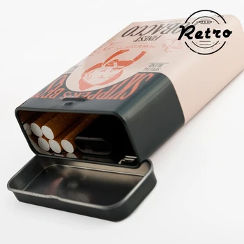 

Retro Metallic Cigarette Case