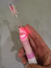 SEAGO-cepillo de dientes eléctrico para niños, LED ultrasónico con temporizador inteligente, suave, rosa y verde, 3-12 ye, novedad de 2021