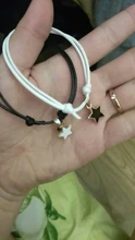 Conjunto de 2 uds. De pulsera de moda para parejas, brazalete de cuerda de diseño de Color negro con llave de bloqueo, joyas de envío al por mayor y directo