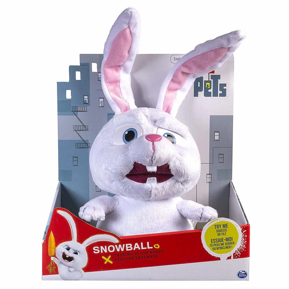 Мягкая игрушка The Secret Life of Pets Кролик Снежок говорящий