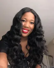 Vallbest-extensiones de cabello humano Remy ondulado mechones de pelo Natural brasileño negro, 1/3/4 unids/lote, 100%