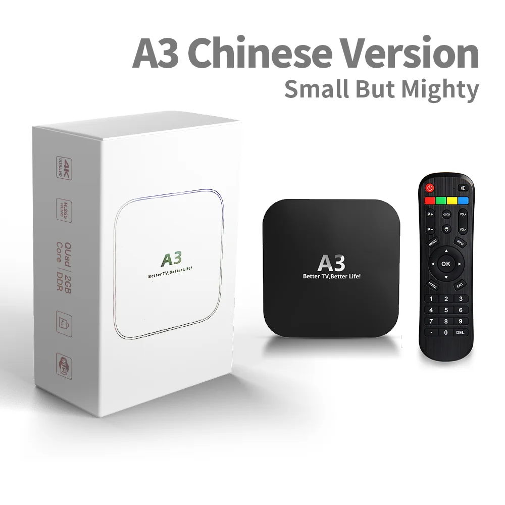 A3 Chinese tv BOX China HongKong Taiwan HD Live Channels VOD Cantonese