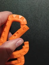 Quickdraw-mosquetón para colgar al aire libre, hebilla para la montaña, Bushcraft