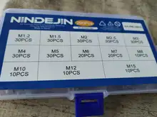 NINDEJIN-Juego de anillos de retención de presión, clip de circlip externo, acero inoxidable, acero al carbono, 5-19mm, 480 Uds.