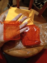 Bolsas con cordón de Organza para joyería, embalaje de joyería, regalos de boda, 22 colores, 5x7, 7x9, 9x12cm, 50 unids/lote