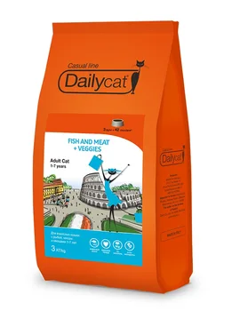 

Dailycat casual line adultt fish and meat + veggies for cats fish/meat/carrier-3 kg x 1 pc