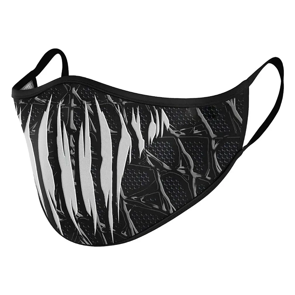 Face Mask Dust-Proof Protective Mask Adult Children Washable Adjustable Cloth Mask Hanging Ear 3D Pattern Comfortable Fit