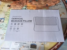 Jinkairui, almohada de masaje eléctrica para espalda y cuello con calefacción por infrarrojos, dispositivo Shiatsu, masajeador de salud Cervical, relajación