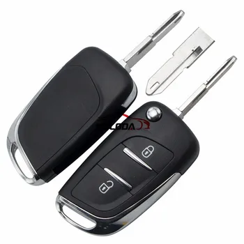 

For Citr modified replacement key shell with 2 button with NE73 206 blade