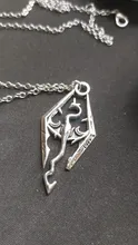 Vintage Elder Scrolls Skyrim dragón colgante de collar de moda de Pterosaurio collares verano fino de la joyería de los hombres Collar para hombres