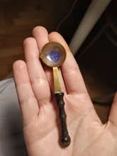 Cuchara de cera de lacre Anti-caliente mango de madera Retro cera estampado cucharas tarjetas de invitación sellos decorativos artesanía