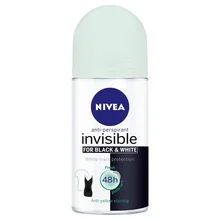 Роликовый дезодорант черный и белый Невидимый свежий Nivea(50 мл