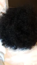 Cola de Caballo rizada Afro Puff, 100%, coleta de pelo humano brasileño con cordón con Clps para mujeres, negro Natural #2 #4, marrón