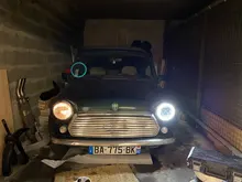 CO LIGHT 7 pulgadas faros LED de circulación diurna Hi/Lo haz 50W 30W Halo anillo de ámbar Ojo de ángel para Niva de Lada Offroad 4x4 UAZ 12V 24V