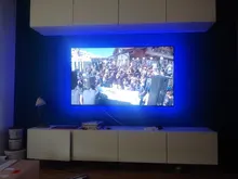 Tira de Luces Led RGB 5050 DC 12V IP20, lazo cinta Flexible diodo Bluetooth WIFI IR mando a distancia adaptador