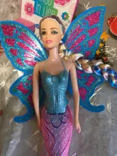 Muñeca de sirena de natación clásica para niñas, juguete de princesa con ala de mariposa, a la moda, gran oferta, regalos de Navidad, 2020