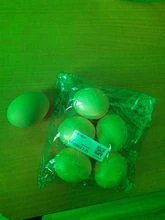 Huevos de imitación de plástico para granja, accesorios de pintura artesanal para granja, aves de corral, pollo, incubar, DIY, Uds.