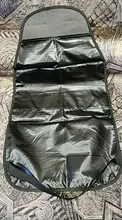 Organizador de asiento trasero Universal impermeable para bebé, bolsa de almacenamiento para asiento trasero de coche, funda protectora de suciedad para niño, almohadilla para Patadas para chico