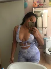 Mono con estampado de Tie dying para mujer, peto Sexy con cuello en V profundo, pantalones largos calados, pantalones deportivos, mono ajustado para verano 2020