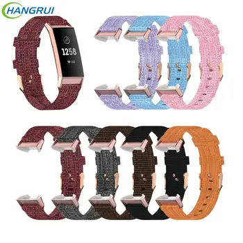 

Braided Nylon Strap for Fitbit Charge 4 Silica Strap Replacement Belt Sports Strap for Fitbit Smart Watch Band Accessories Strap