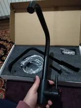 Frap-grifo de fregadero de cocina de acero inoxidable, rociador con pintura en aerosol negra, mezclador de agua fría y caliente de un solo Mango, Y40001/3