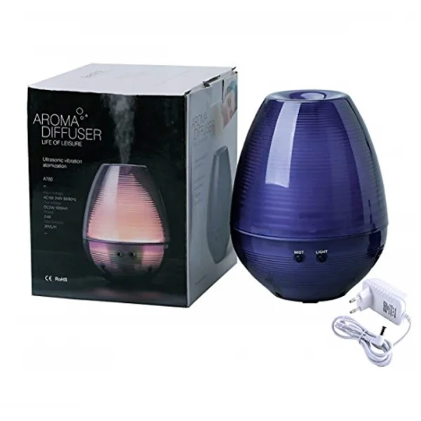 Тёмный Увлажнитель воздуха Aroma Diffuser A760 - Цвет: Тёмный