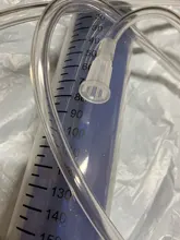 Jeringa de plástico reutilizable para extracción de aceite, jeringa de aceite para líquido Agrícola E, con manguera de 80 cm, G8TB