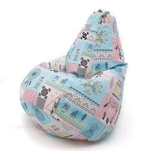 Armchair bag pear Oxford water repellent waterproof rainproof large soft frameless pouf ottoman for Home Cottage