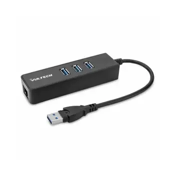 

HUB 3 ports USB 3.0 5 GBPS and RJ45 Port GIGABIT