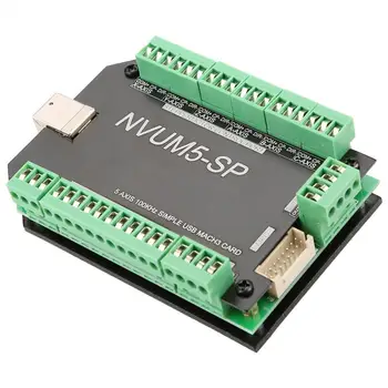 

New Professional Motion Control Card USB MACH3 Interface Board 5 Controller High Precision CNC 100KHz for Stepper Motor Tool