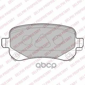 Колодки Тормозные Chrysler Voyager/Dodge Journey 2.0-3.8 07- Задние Delphi Lp2174 Delphi арт. LP2174