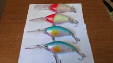 Wobbler Bait Lures Tackle Tongue-Minnow Crank Fishing Artificial-Crankbait Deep-Water