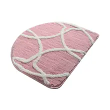 Коврик для ванной-коврики | коврик коврики для ванной нескользящие анти пресс-форма коврики Бонн овальная розовая 50X60 см