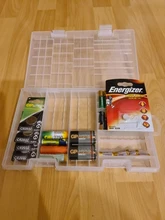 Storage-Box Container Battery-Holder Plastic Super-Volume 100pcs for Placed AAA Coverd-Finish-Kit