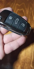 Funda de goma para mando a distancia de coche Audi, repuesto de 3 botones para A1 S1 A3 A4 A5 A6 A8 Q5 Q7 TT RS