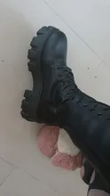 Alto rodilla botas de Pu tacones altos para las mujeres zapatos de moda 2020 primavera otoño zapatos de mujer de talla grande 35-43